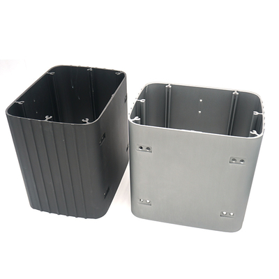 Silver Square Aluminium Electrical Enclosure Extruded Ringan
